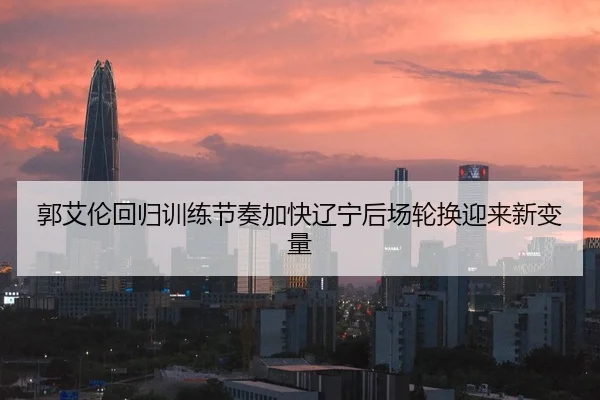 郭艾伦回归训练节奏加快辽宁后场轮换迎来新变量